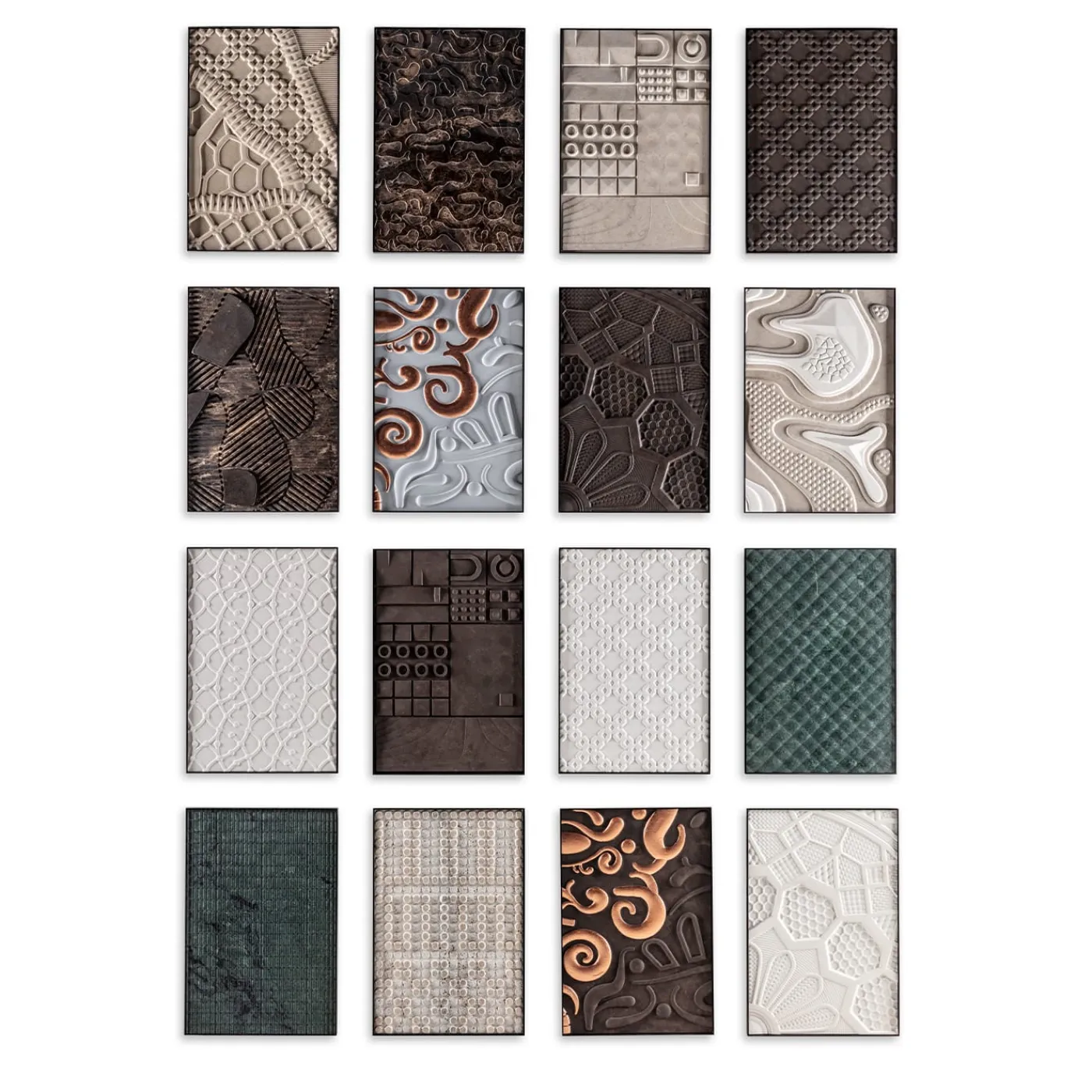 Lithea Pannello decorativo in pietra Pece Tracce> Pannelli Decorativi