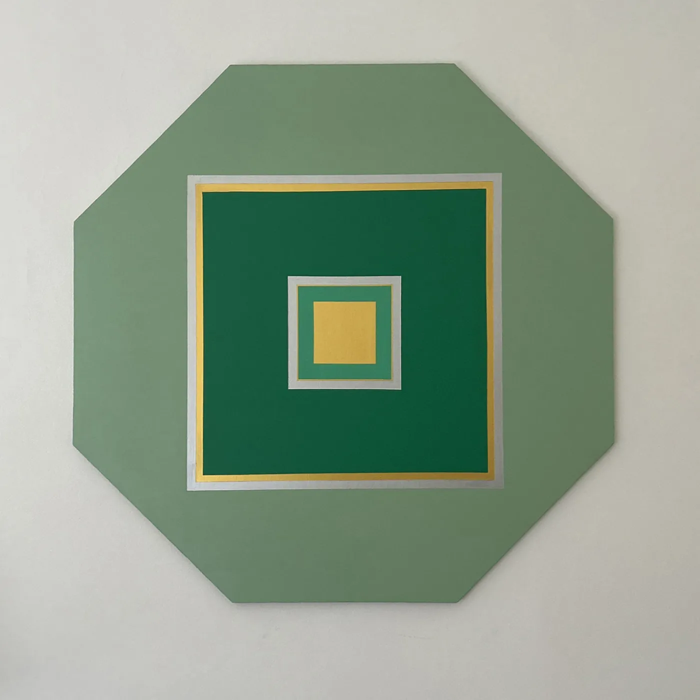 Elona Izrailova Pannello Decorativo Ottagonale Confidence Verde> Pannelli Decorativi