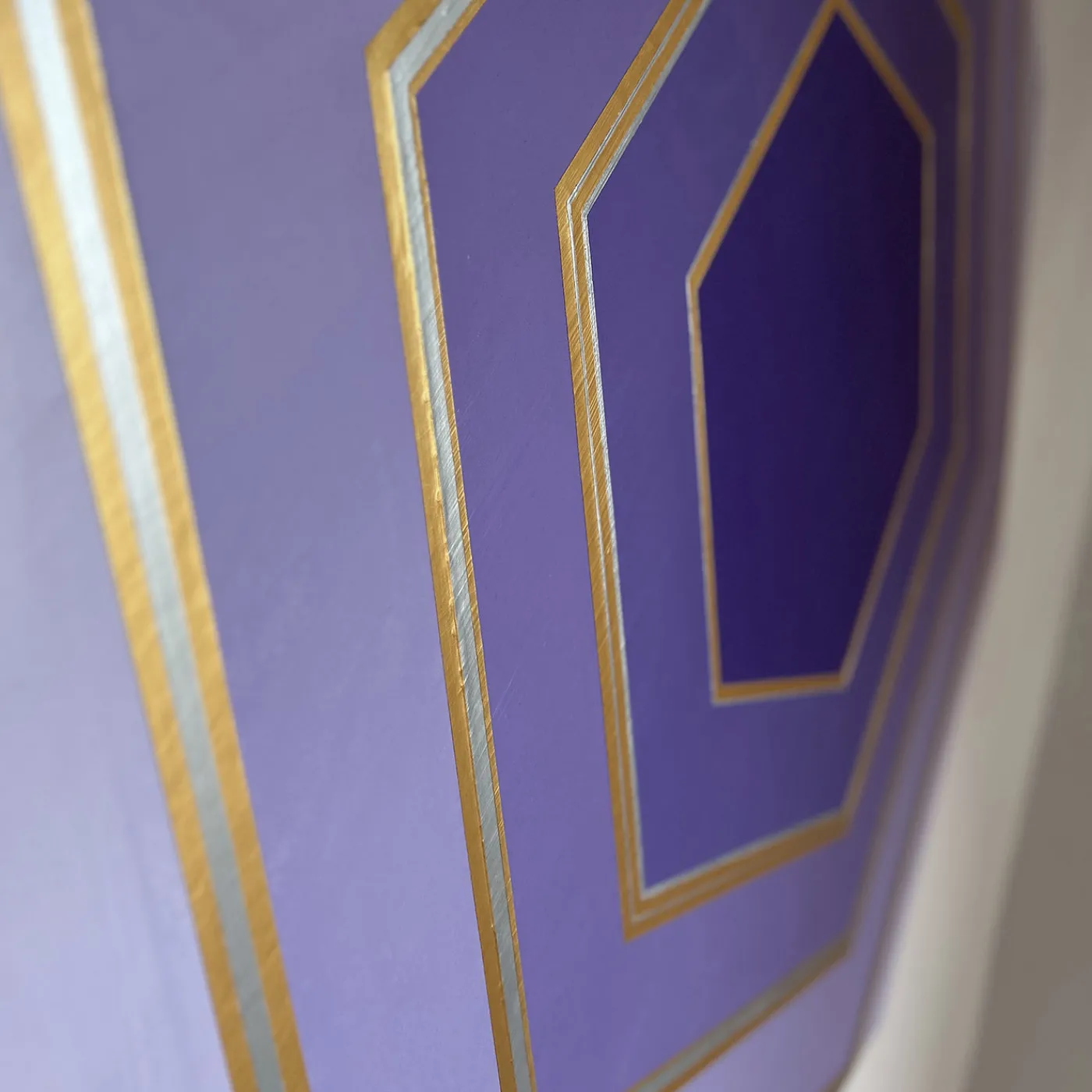 Elona Izrailova Pannello Decorativo Ottagonale Freedom Viola> Pannelli Decorativi