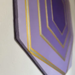 Elona Izrailova Pannello Decorativo Ottagonale Freedom Viola><noscript><img width=