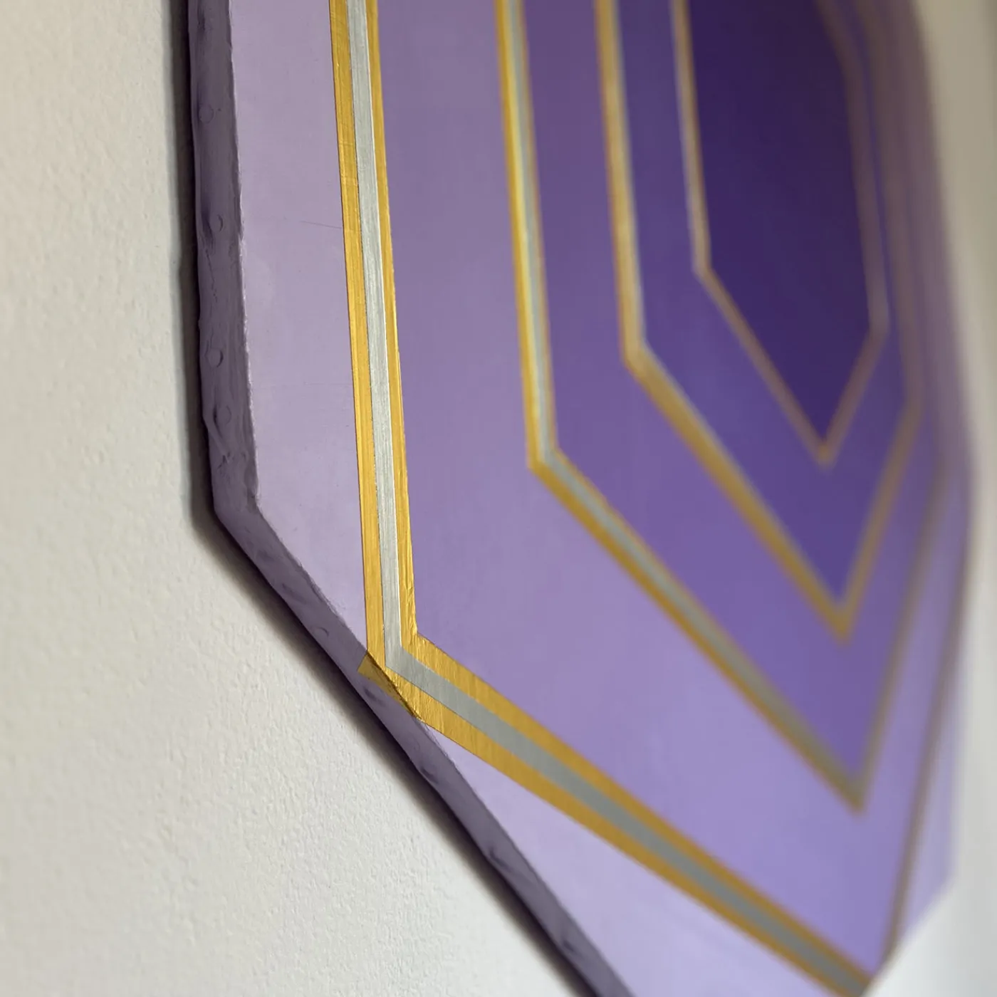 Elona Izrailova Pannello Decorativo Ottagonale Freedom Viola> Pannelli Decorativi