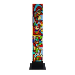VéVé Glass Pannello decorativo policromo Motion> Sculture Decorative