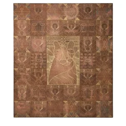 De Castelli Pannello decorativo Wild Geometries in ottone di Elena Salmistraro> Pannelli Decorativi