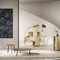 De Castelli Pannello Decorativo Yoko 01 in Acciaio Nero di Leonardo Sonnoli> Pannelli Decorativi