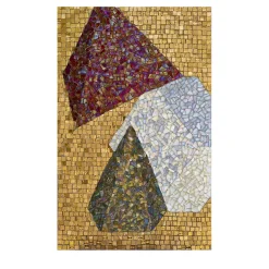 Patrizia Dalla Valle Pannello in mosaico policromo Solidi Platonici 2> Pannelli Decorativi