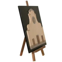 Stefano Gerini Pannello nero quadrato della chiesa di Santo Spirito> Pannelli Decorativi