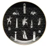 GINORI 1735 Passeggiata Archeologica Piatto nero di Gio Ponti> Piatti Decorativi