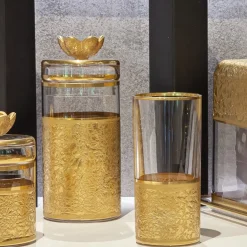 Griffe Montenapoleone by Vetrerie di Empoli Pattumiera in vetro con base ispirata a Michelangelo> Arredo Bagno