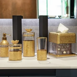 Griffe Montenapoleone by Vetrerie di Empoli Pattumiera in vetro con base ispirata a Michelangelo><noscript><img width=