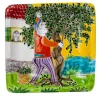 Ceramiche De Simone Piastra quadrata DS Farmer> Piatti Decorativi