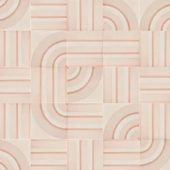 Francesco De Maio Piastrella Geometrie D’Ombra In Ceramica Rosa Cipria Motivo A Linee><noscript><img width=