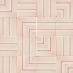Francesco De Maio Piastrella Geometrie D’Ombra In Ceramica Rosa Cipria Motivo Quadrato><noscript><img width=