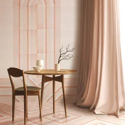 Francesco De Maio Piastrella Geometrie D’Ombra In Ceramica Rosa Cipria Motivo Diagonale><noscript><img width=