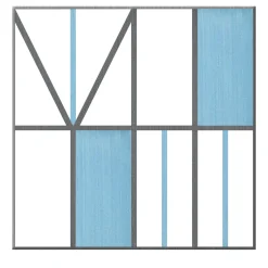 Francesco De Maio Piastrella La Facciata In Ceramica Azzurra Motivo Geometrico> Piastrelle E Pavimenti