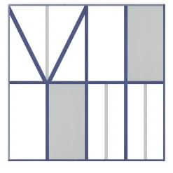 Francesco De Maio Piastrella La Facciata In Ceramica Grigio Chiaro E Viola Motivo Geometrico> Piastrelle E Pavimenti