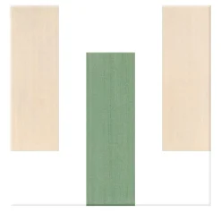 Francesco De Maio Piastrella La Scalinata In Ceramica Rosa E Verde Motivo Geometrico> Piastrelle E Pavimenti