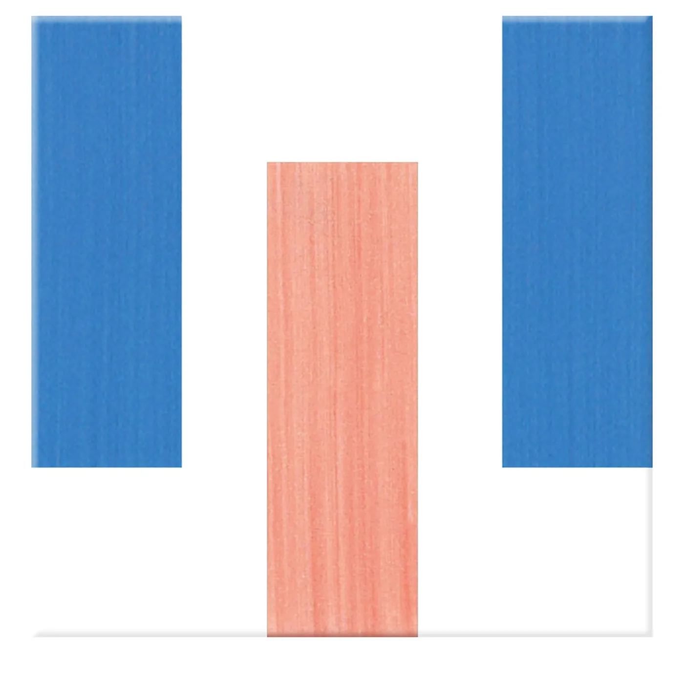 Francesco De Maio Piastrella La Scalinata In Ceramica Corallo E Blu Motivo Geometrico> Piastrelle E Pavimenti