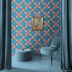 Francesco De Maio Piastrella policroma "Gladioli" di Van Gogh> Piastrelle E Pavimenti