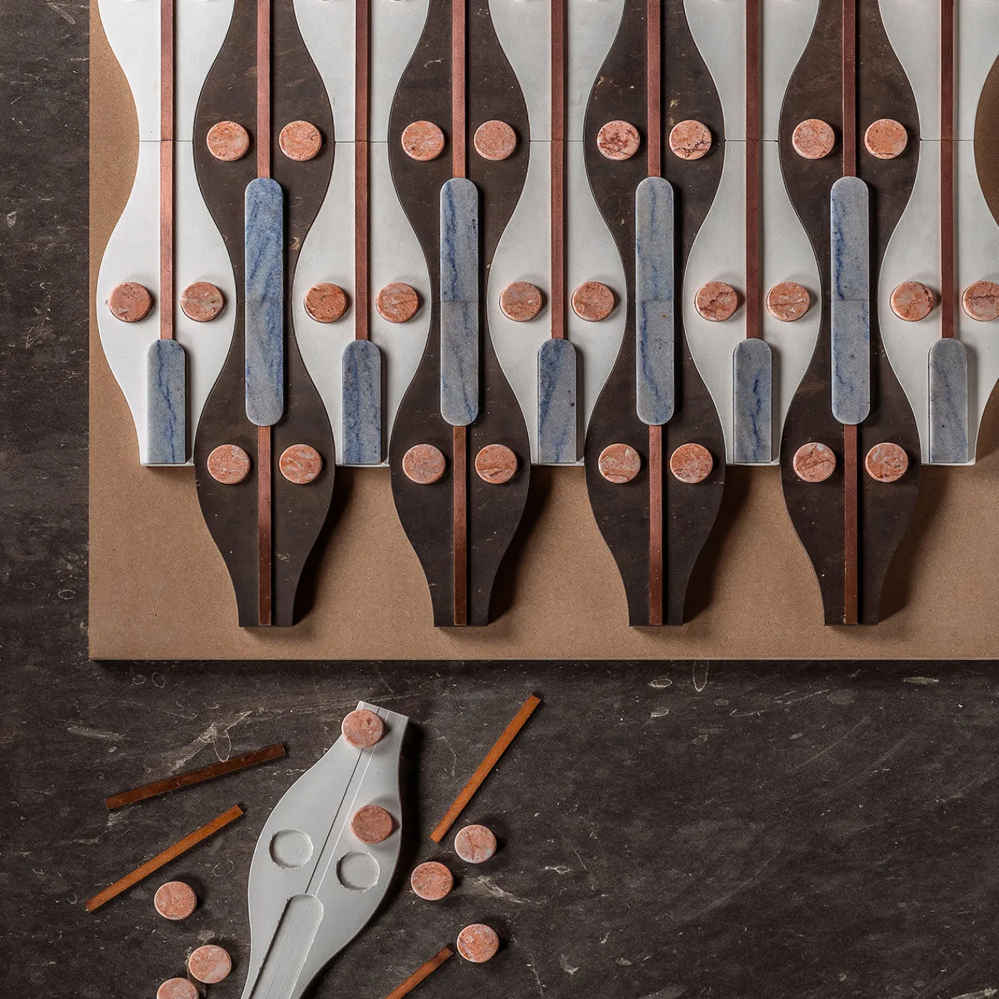 Lithea Piastrelle di Hagia di Elena Salmistraro> Pannelli Decorativi