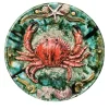 Ceramiche Ceccarelli Piatto con granchio rosso> Piatti Decorativi