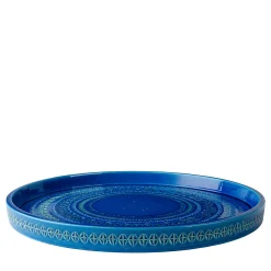 Bitossi Ceramiche Piatto Decorativo Blu Grande di Aldo Londi> Piatti Decorativi