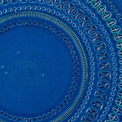Bitossi Ceramiche Piatto Decorativo Blu Grande di Aldo Londi> Piatti Decorativi
