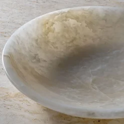 Giovannozzi Marmi Piatto Decorativo in Onice Bianco di Palomba Serafini> Piatti Decorativi