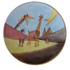 Mazzotti 1903 Piatto decorativo Le Giraffe in ceramica> Piatti Decorativi
