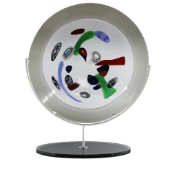 Officine di Murano 1295 Piatto decorativo Murrine> Piatti Decorativi