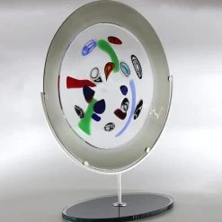 Officine di Murano 1295 Piatto decorativo Murrine> Piatti Decorativi