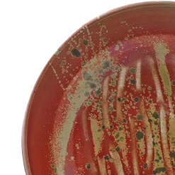 Ceramiche Lega di Martina Scarpa Piatto decorativo Rosso Fantasia> Piatti Decorativi