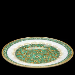 deBlona Piatto Decorativo Rotondo Aquamarine Damask><noscript><img width=