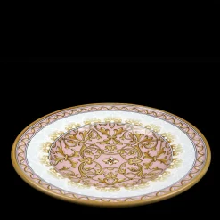 deBlona Piatto Decorativo Rotondo Pink Damask><noscript><img width=