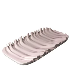 Bitossi Ceramiche Piatto Decorativo Viola Trasparente di Aldo Londi> Piatti Decorativi