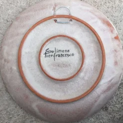 Pierfrancesco Solimene Piatto giallo Segni> Piatti Decorativi