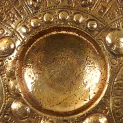 deBlona Piatto Grande Lys in ceramica oro di Gabriele Mengoni> Piatti Decorativi