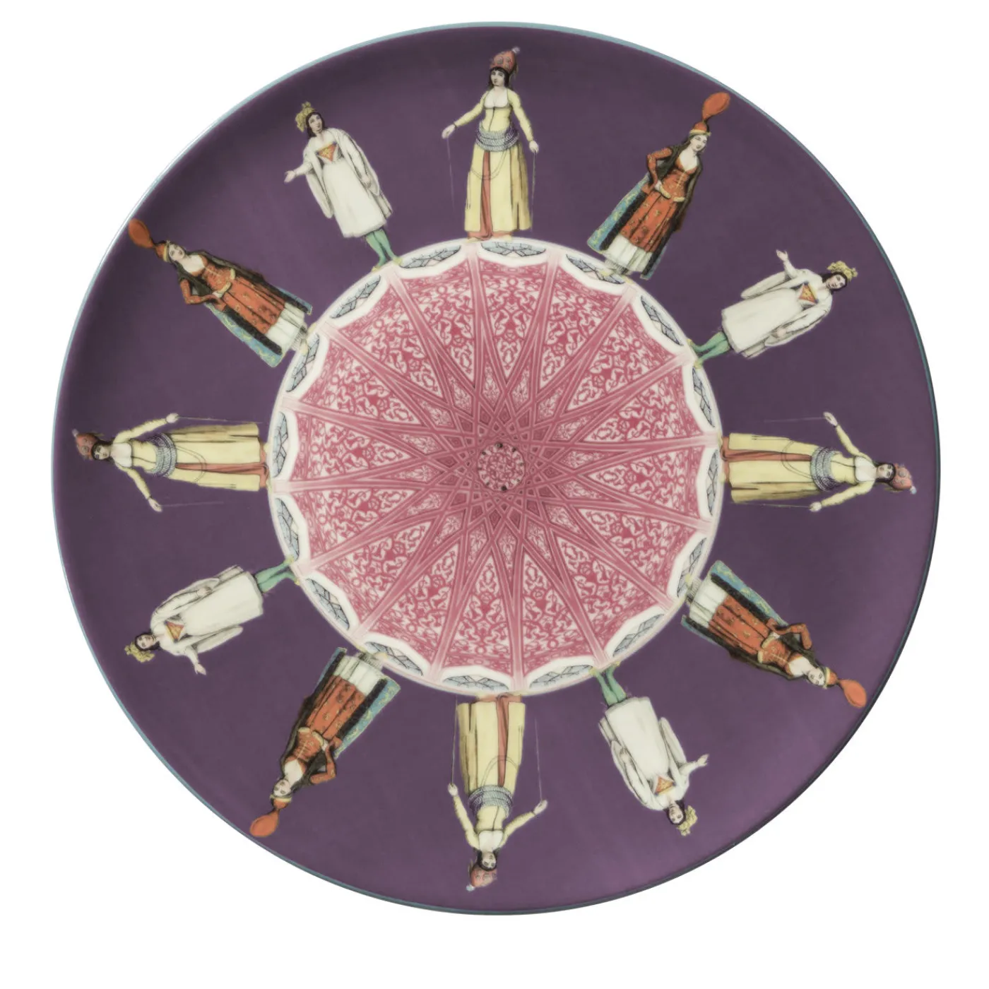 Les Ottomans Piatto in porcellana Costantinopoli 1> Piatti Decorativi