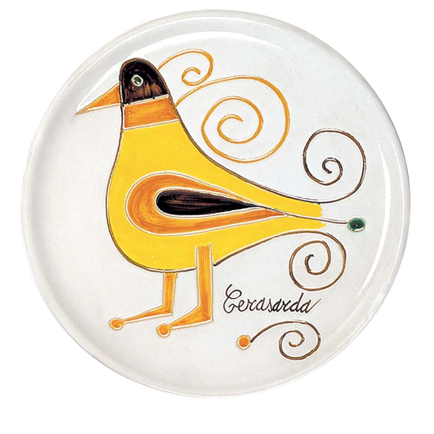 Cerasarda Piatto Le Pavoncelle #2> Piatti Decorativi