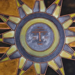 AV Metal Piatto Sole Al Centro con sfondo Sa Burra><noscript><img width=