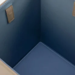 Foglizzo 1921 Picasso Cestino Silk Beige e Cielo Blue> Ceste