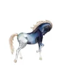 Zanetti Murano Piccolo cavallo rampante in vetro nero> Statuine