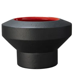 Bitossi Ceramiche Piccolo centrotavola nero di Arik Levy George> Centrotavola