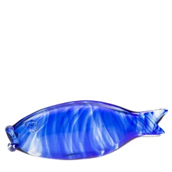 Casarialto Piccolo pesce blu in vetro di Murano> Statuine