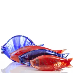 Casarialto Piccolo pesce blu in vetro di Murano> Statuine