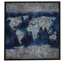 Stefano Gerini Pittura a globo blu e argento> Pannelli Decorativi