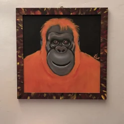 Daniele Nannini Pittura acrilica su tela Orange-u-tan><noscript><img width=