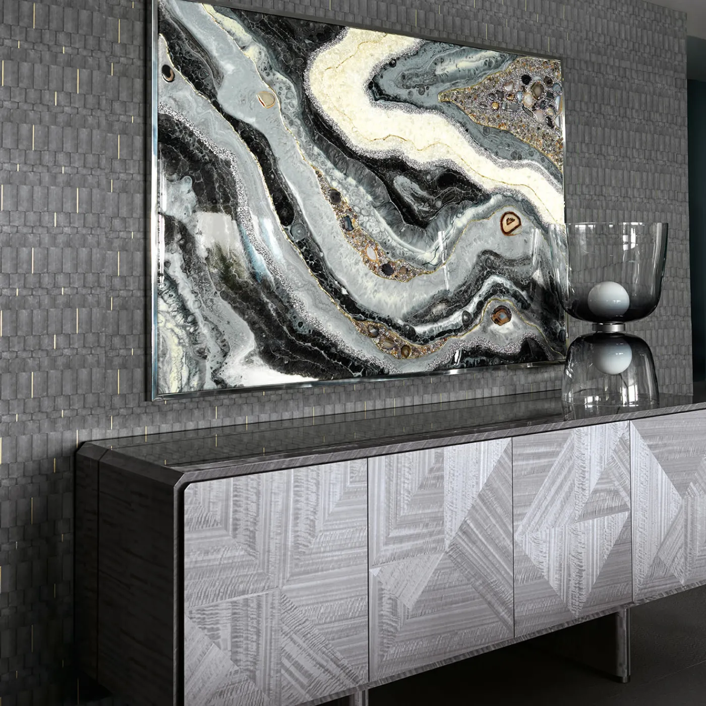 Giorgio Collection Pittura su pietra lunare di Nadezhda Olefir> Pannelli Decorativi