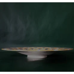 La Bottega del Vasaio Piuma di pavone gialla ⌀ Piatto decorativo da 35 cm><noscript><img width=