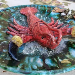 Ceramiche Ceccarelli Placca da parete con aragosta><noscript><img width=