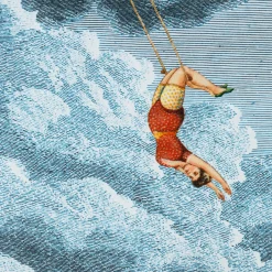 Grand Tour by Vito Nesta Plaid in velluto con acrobata e soffitto><noscript><img width=